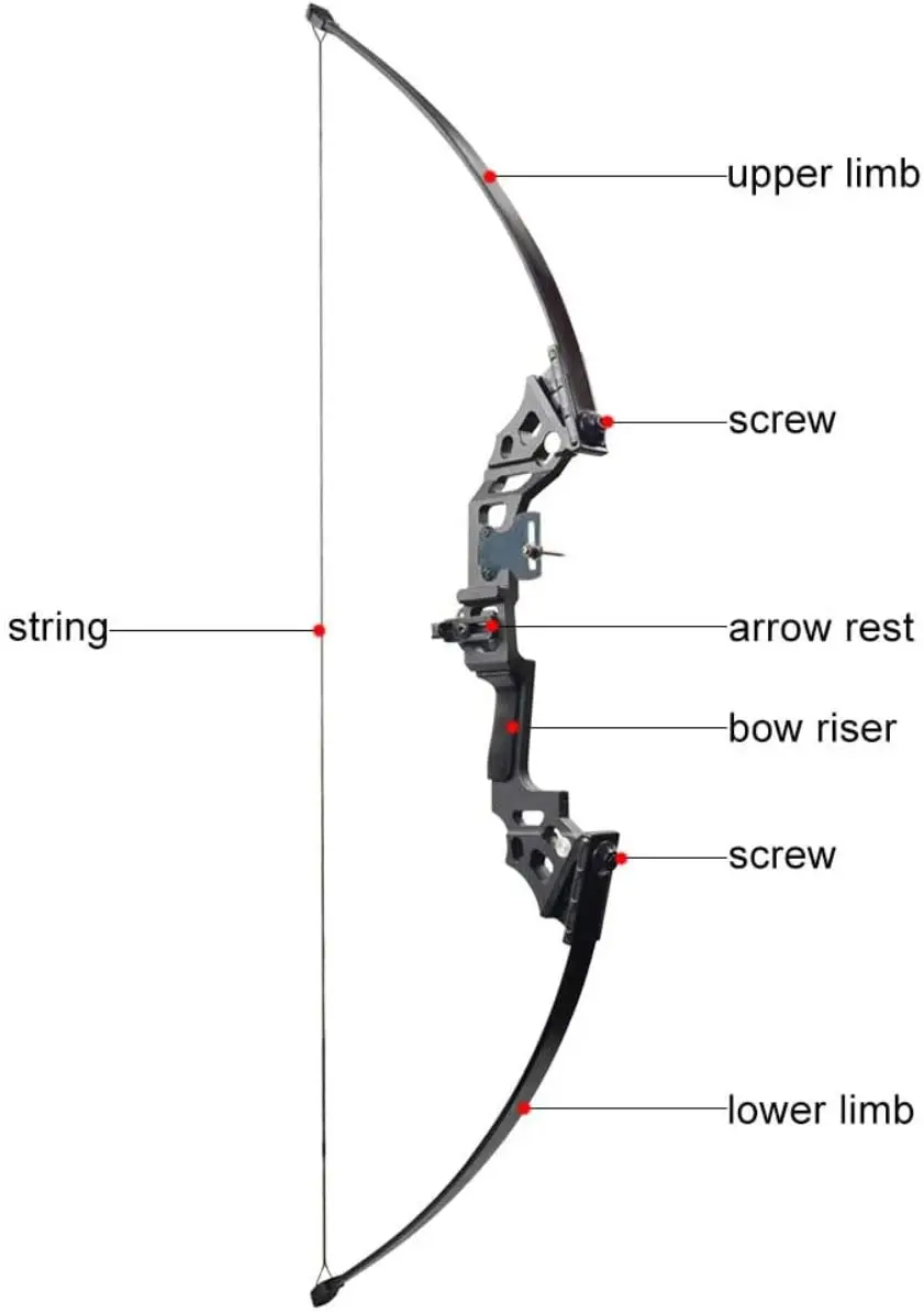 Details about   30/40 lbs Archery Recurve Bow Right Hand Long Bow Takedown Target Hunting Sports 