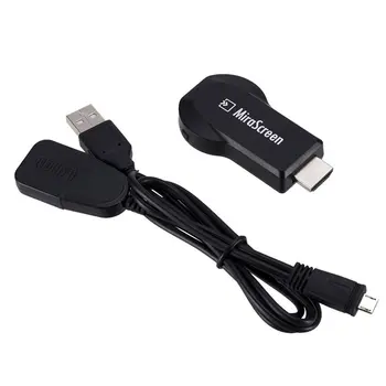 

2.4G 1080P WiFi Display Receiver Wireless WiFi Screen Mirroring Device Miracast DLNA Airplay HD TV Screen Dongle Real Time