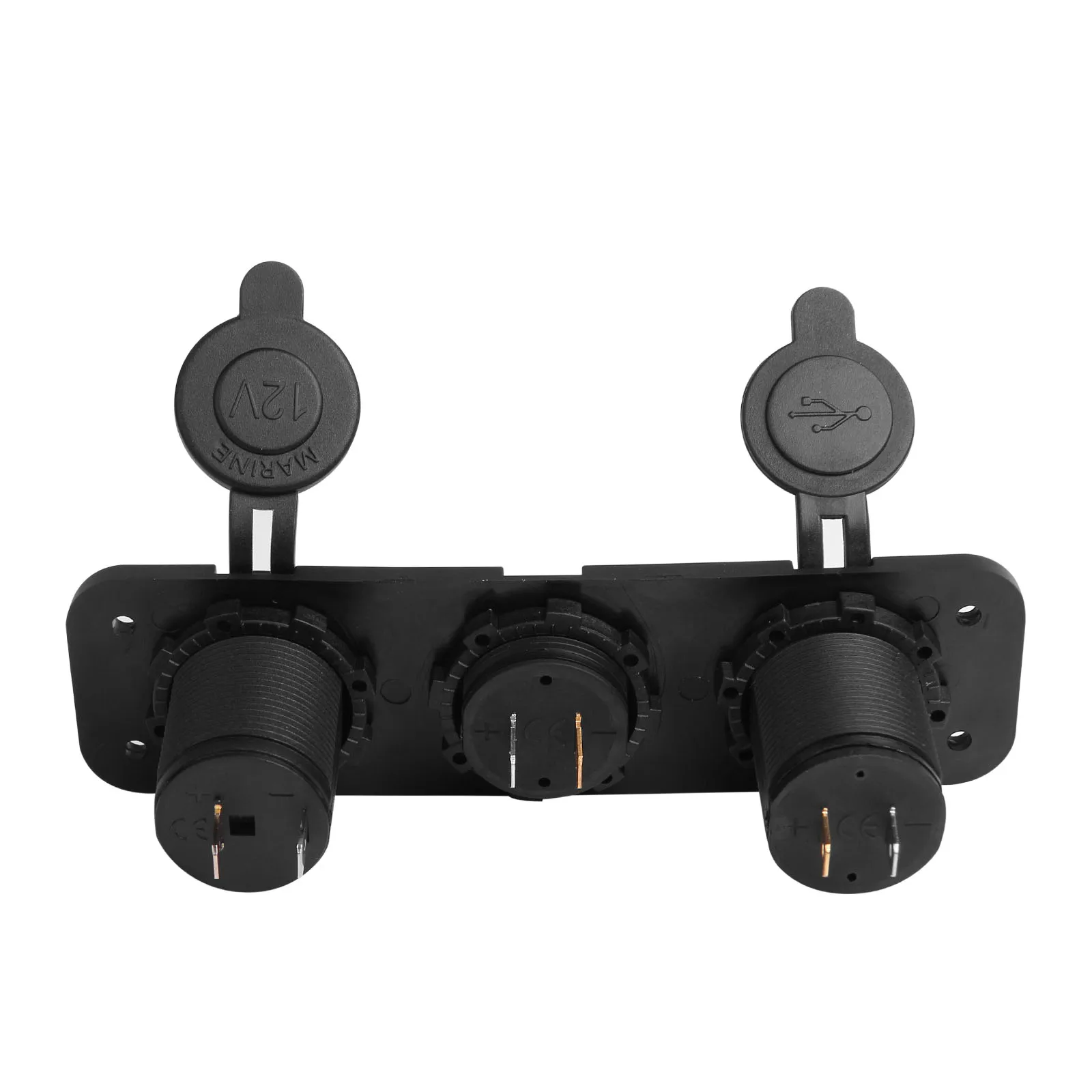 Автомобильное зарядное устройство FORNORM с цифровым дисплеем и двумя USB портами 12