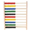 Wooden Abacus 10-row Colorful Beads Counting Kid Maths Learning educational toy 1