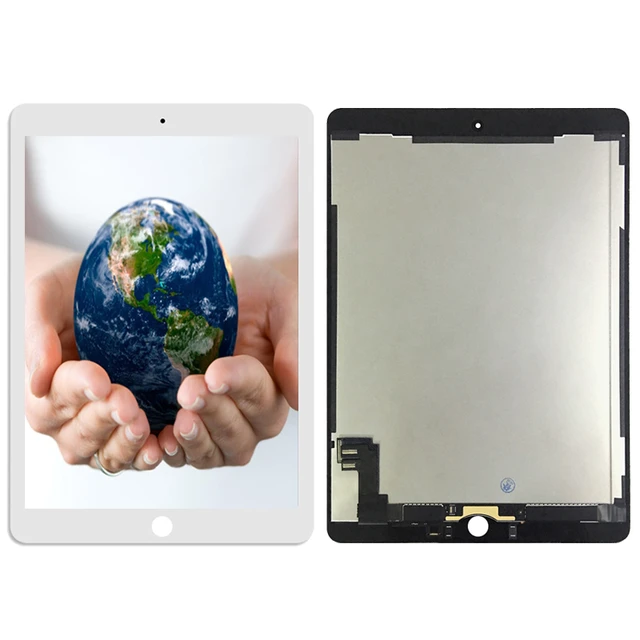 For iPad Air 2 Touch Screen Replacement For iPad Air 2nd Gen 9.7 Screen  replacement A1566 Digitizer Sensor A1567 Touch Digitizer Panel Glass No  Home