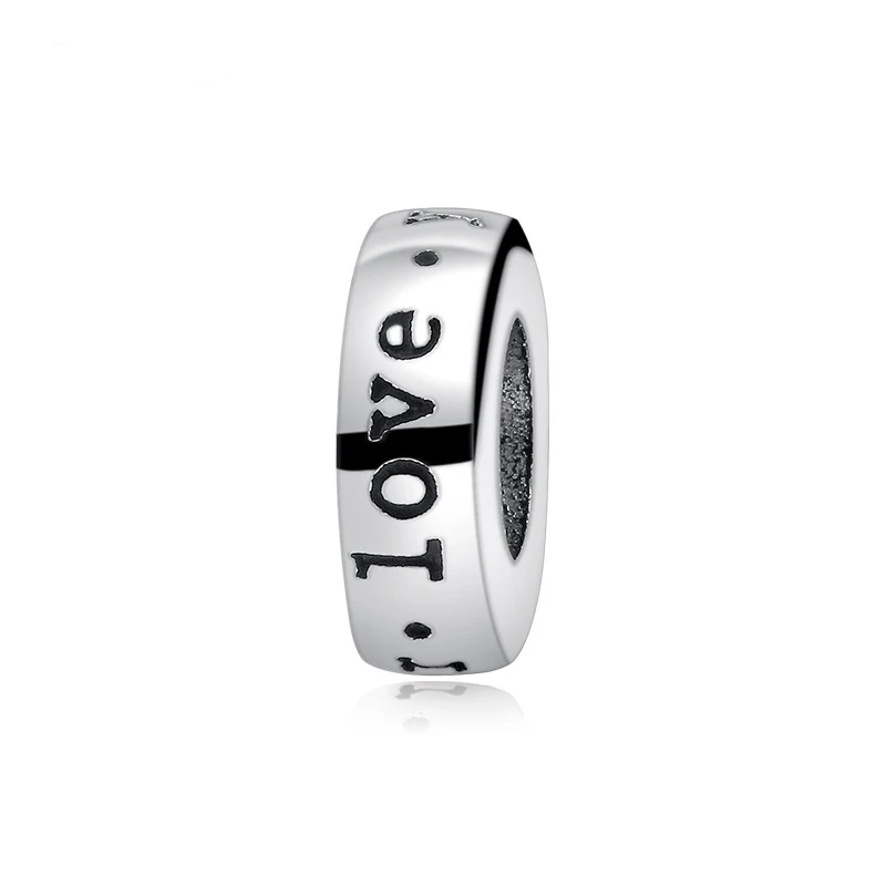 Love You Forever Новинка, браслет из сплава с бусинами для дома, семьи, мамы, папы и дочери, очаровательный браслет, браслет Pandora, ожерелье, сделай сам, Женские Ювелирные изделия - Цвет: Love You Forever
