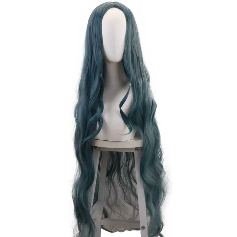 Game Danganronpa Shirogane Tsumugi Wig Danganronpa V3 Killing Harmony Cosplay Wig Slightly Crimped 120cm long (8)