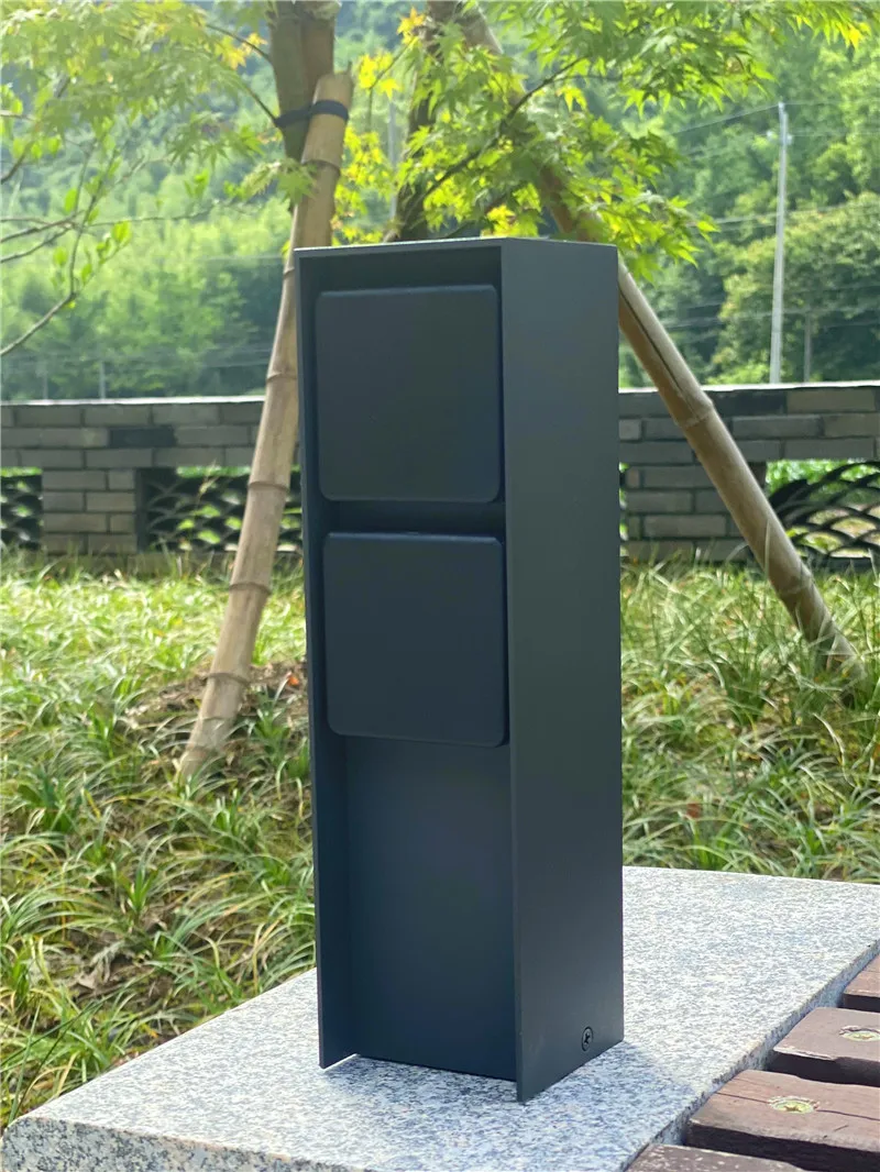 soquete ao ar livre eu soquetes coluna de energia do corpo de alumínio soquete do jardim para decoração de jardim cortador de grama prova água