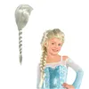 Peluca de Anna y Elsa para niñas, vestido de princesa de sirena trenzada, tocado de maquillaje de lujo para niños, fiesta de Halloween, Cosplay, decoración del cabello ► Foto 2/6