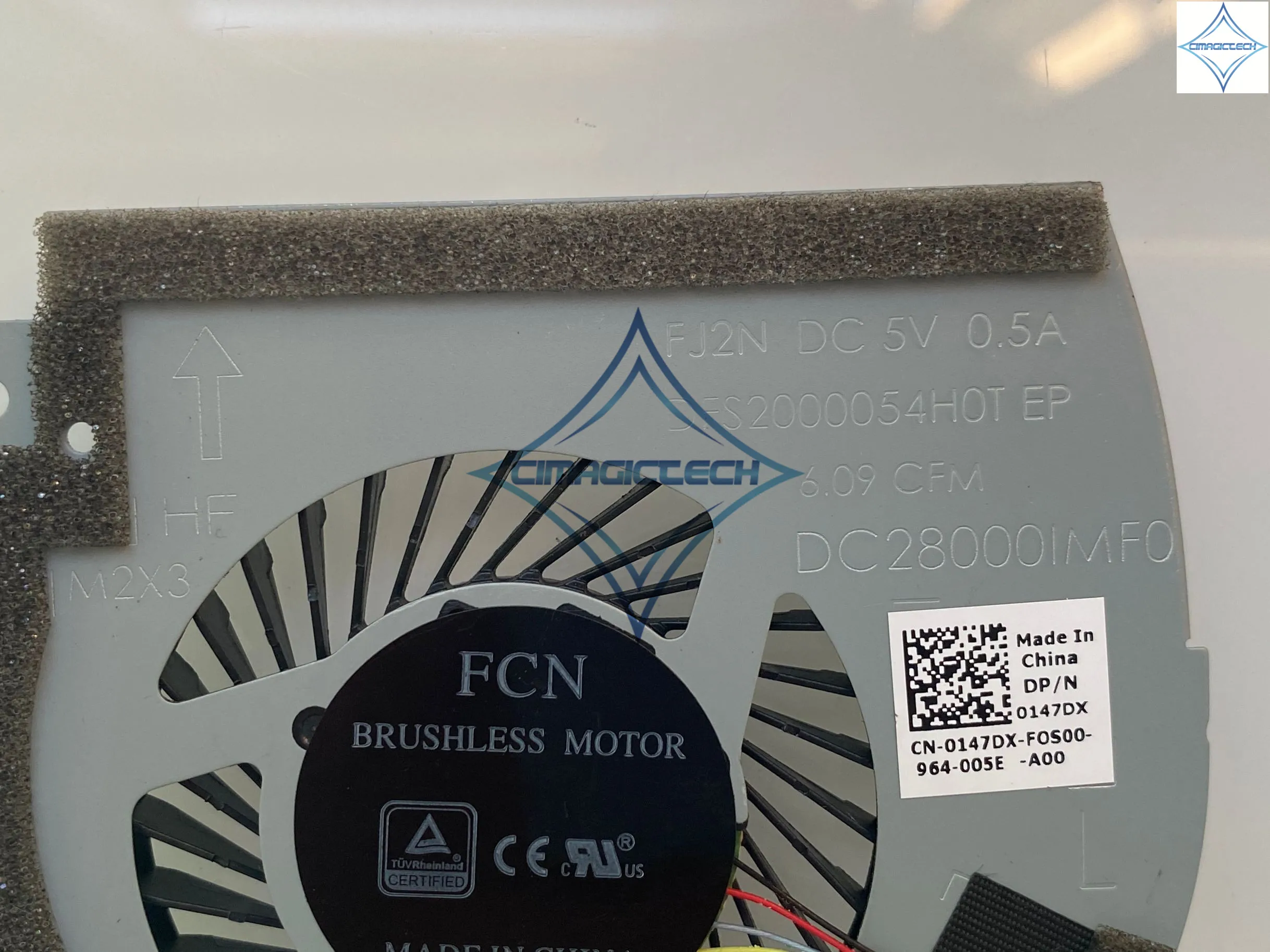 Оригинальный Новый кулер для процессора Dell Inspiron 15R 7566 7567 15 7000 0147x 0NWW0W DC28000IMF0 DC28000IOF0