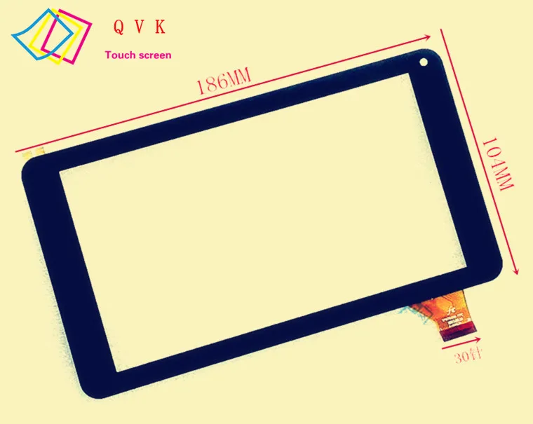 

7 Inch for DEXP Auriga DN750 tablet pc capacitive touch screen glass digitizer panel Free shipping