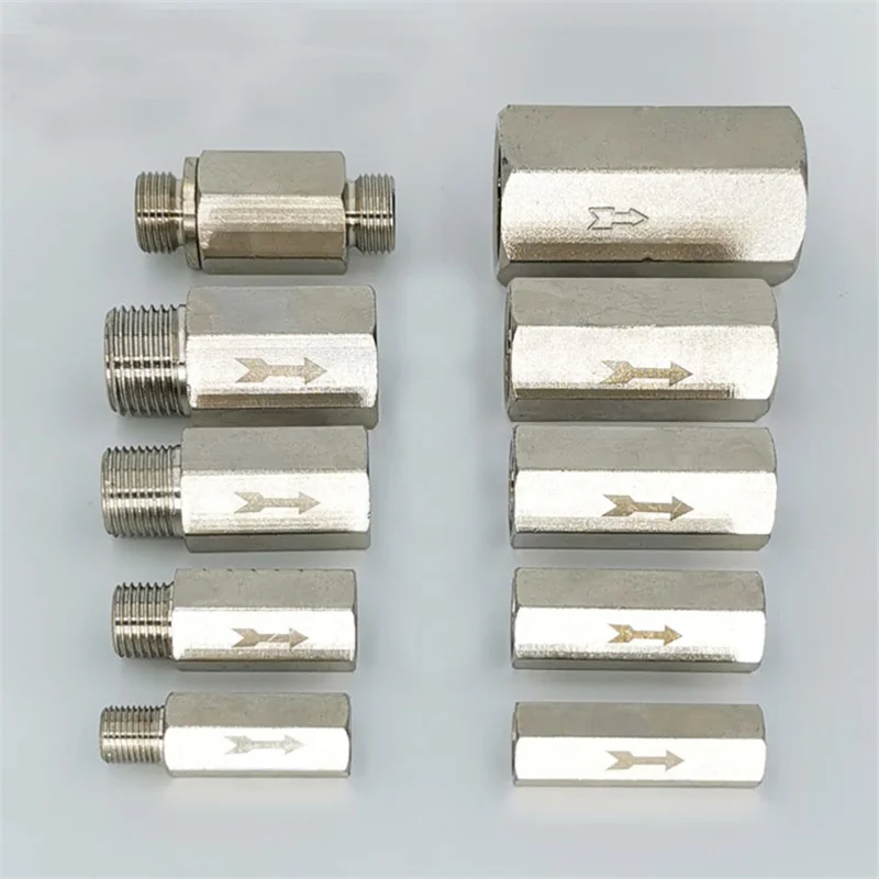 1/8 &quot1/4" 3/8 &quot1/2" 3/4 &quotBSP латунный клапан пневматический обратный полный Порты