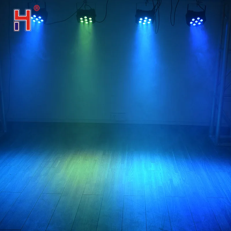 Миниатюрное светодиодное сценическое освещение 4 в 1 Rgbw управление Dmx активация