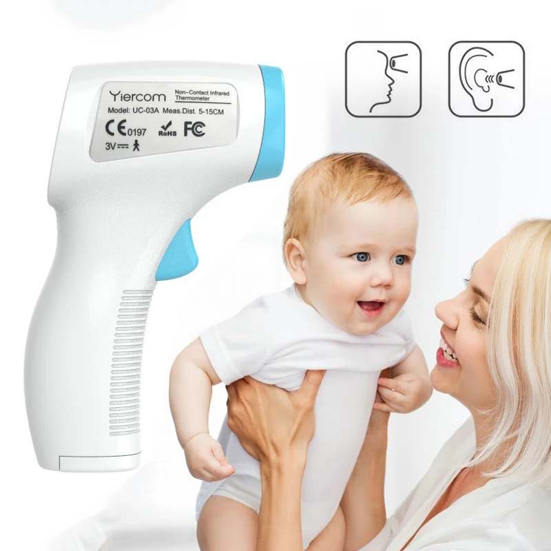 

2019 Muti-fuction Non-contact Body Thermometer Forehead Gun Intelligent Infrared Thermometer For Babies Kids Adults Instant