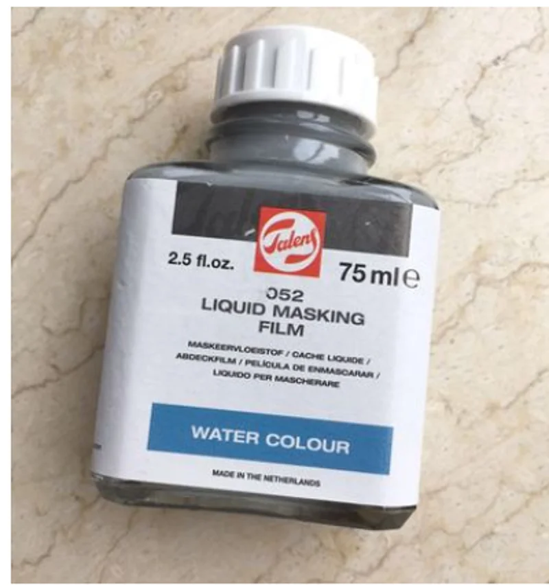 Holland imported TALENS Terrence 052 watercolor blocking liquid, water  color white glue, solid acuarela liquid masking film|Water Color| -  AliExpress