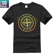 Новая летняя мужская черная футболка с изображением каменного острова Limitied Edition