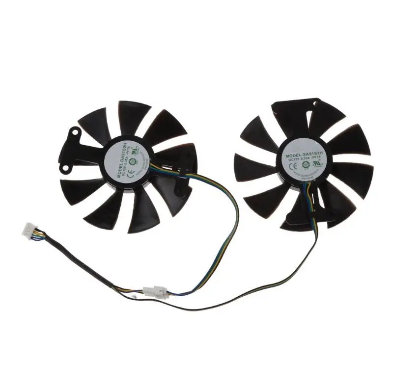 85 мм GA91S2H DC 12 В 0.35A 4Pin кулер вентилятор Замена для Zotac GTX 1060 GTX950 GTX 1050Ti видеокарта вентилятор охлаждения 1014