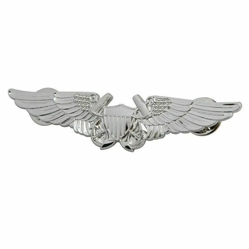 Значок американского авиаофицера USMC пилот серебряное крыло значок эмблема