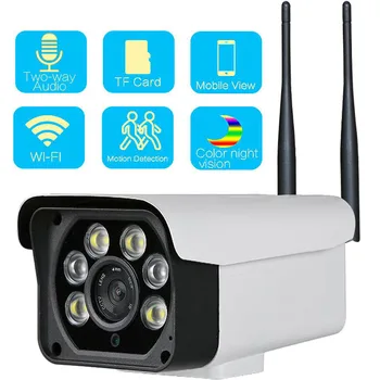 

1080P IP Camera Bullet Outdoor Wifi Camera Security Surveillance Camera CCTV Camera Two Way Audio Color Night Vision Yoosee APP