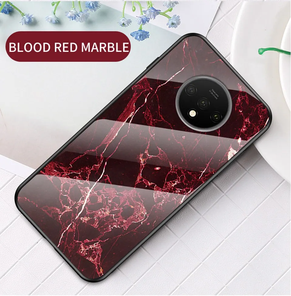 Luxury Tempered Glass Phone Case for Oneplus 7t 7 Pro 6 Original Back Cover Shockproof Case for One Plus 7t 7Pro 7 6t 5t 5 Coque (12)
