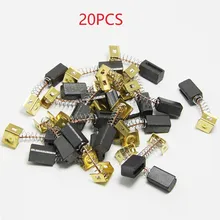 

20 Pcs Carbon Brushes 6.4*7.9*12.5mm 596071-00 Replacement Accessories For Angle Grinders CD105 CD110 KG915 KG725 AST6