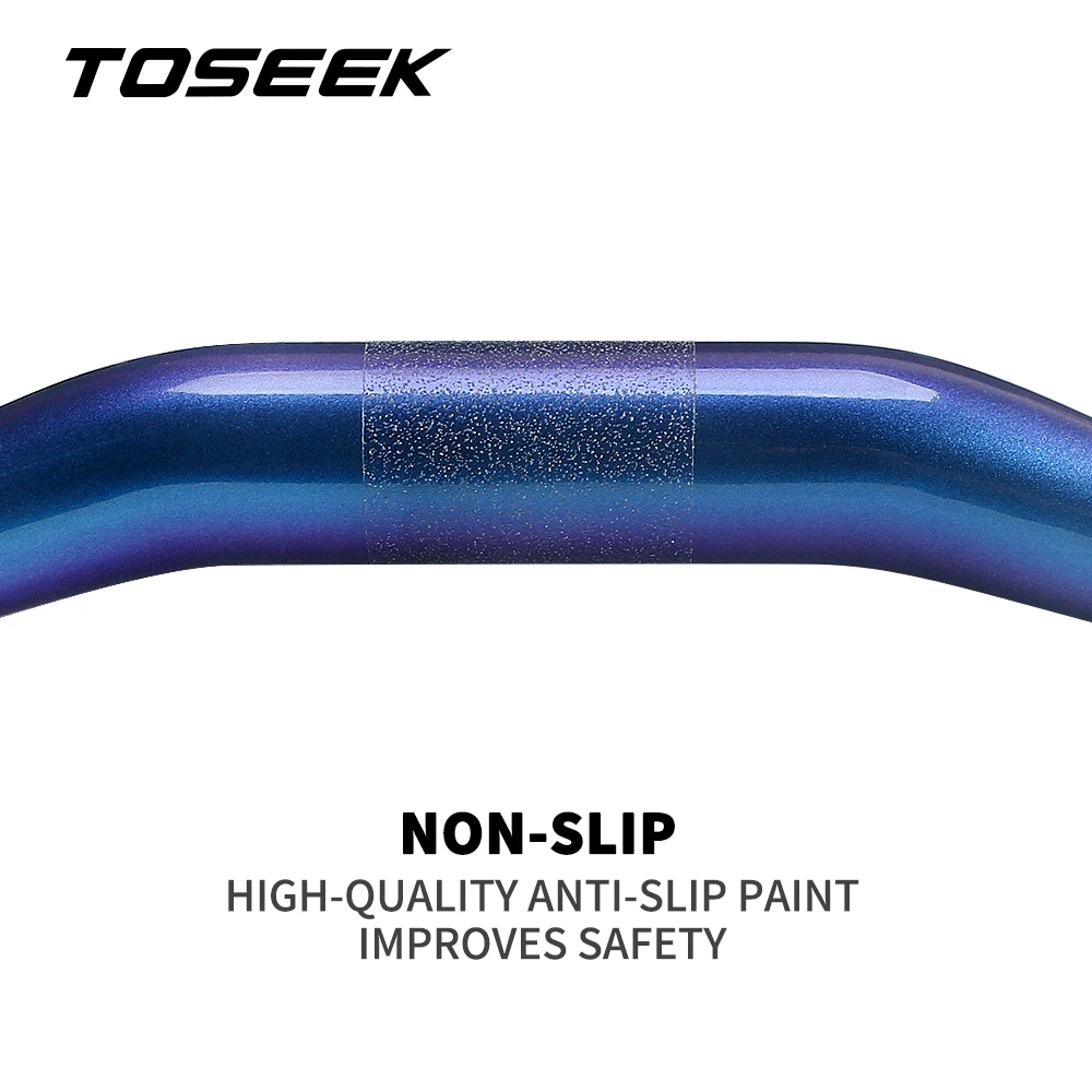 TOSEEK WCS Carbon Fiber Handlebar Bicycle MTB Handlebars for Stem Diameter 31.8mm Bike Mountain Bars Parts 580mm-760mm bicycle handlebar