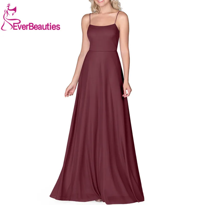 

Robe Demoiselle D'Honneur Bridesmaid Dresses Long 2020 A-Line Chiffon Wedding Party Dress Vestito Da Festa Di Nozze