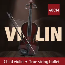 Прочная Детская скрипка Studnets акустическая скрипка 48 см игрушки Дети Раннее образование игра скрипка детская портативная