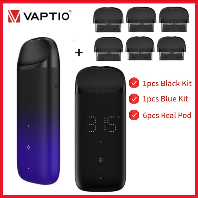 Электронная сигарета Vaptio 1 5 мл встроенная батарея 500 мАч | Электроника