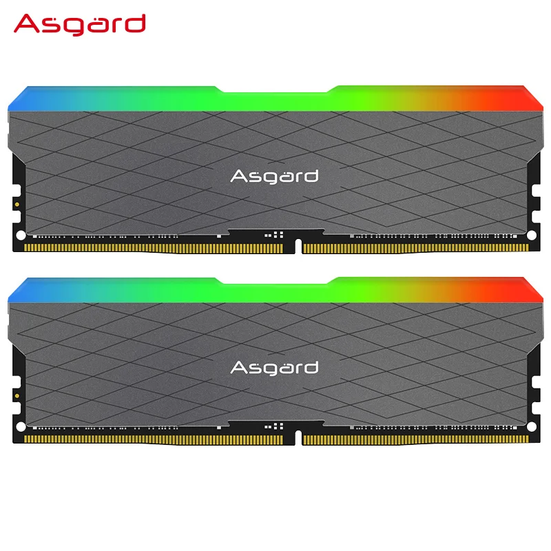 Asgard Memoria Ram Rgb Ram Ddr4 8 Gbx2 16 Gbx2 3200Mhz Serie W2 Ddr4 Ram 1.35V Memoria Desktop Dimm A Doppio Canale Ram