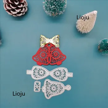 

bells metal cutting dies cut die mold Christmas letter frame Scrapbook paper craft knife mould blade punch stencils dies