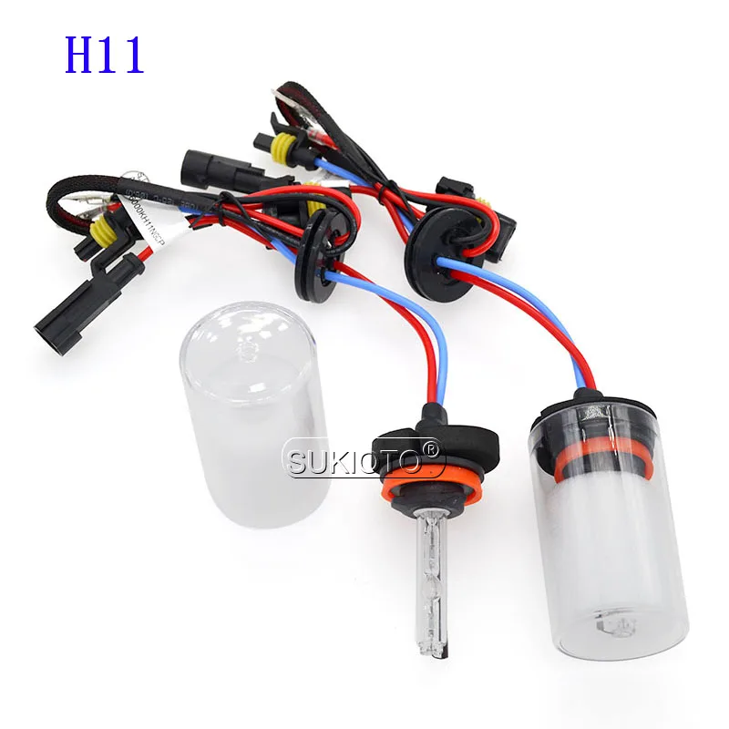 SUKIOTO 2PCS Original Cnlight Xenon HID Headlight Bulbs 45W H1 H3 H7 H11 9005 9006 D2H Car Light Xenon Replacement Bulb Lamp (6)