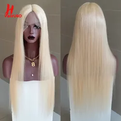 HairUGo 613 Blonde Lace Front Wig Brazilian Straight 613 Transparent Remy 13x4 Lace Frontal Human Hair Wigs With Baby Hair 150%