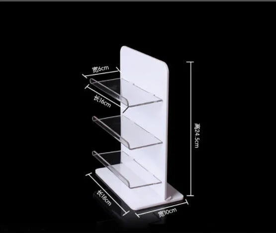 Белая акриловая полка для солнцезащитных очков, держатель для очков, органайзер для ювелирных изделий, подставка для очков, чехол для украшений
