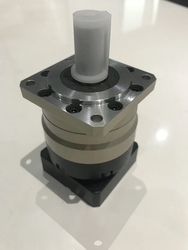 

60 new helical gear planetary gearbox reducer 7 arcmin 3:1 to 10:1 for NEMA23 stepping motor input shaft 9.525mm 3/8inch