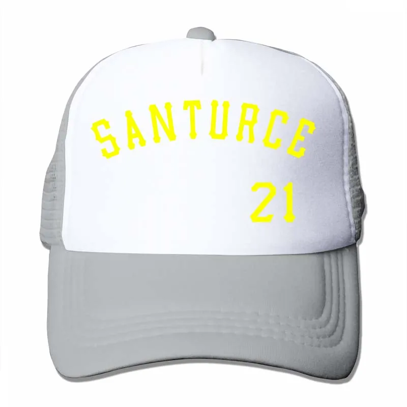 Santurce 21, бейсбольная кепка для мужчин и женщин, Кепка для водителя грузовика, модная Регулируемая Кепка - Цвет: 4-Gray