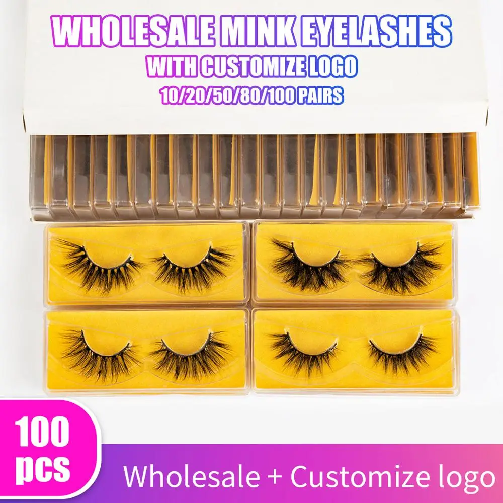 Wholesale Mink Eyelashes Real Mink Cruelty Free Natural 100 Handmade
