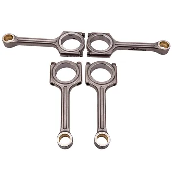 

Forged 4340 Connecting Rod Conrod For Honda Fit for Jazz GK5 142.5mm Con rod Connect Rods Balanced Floating Piston Pin