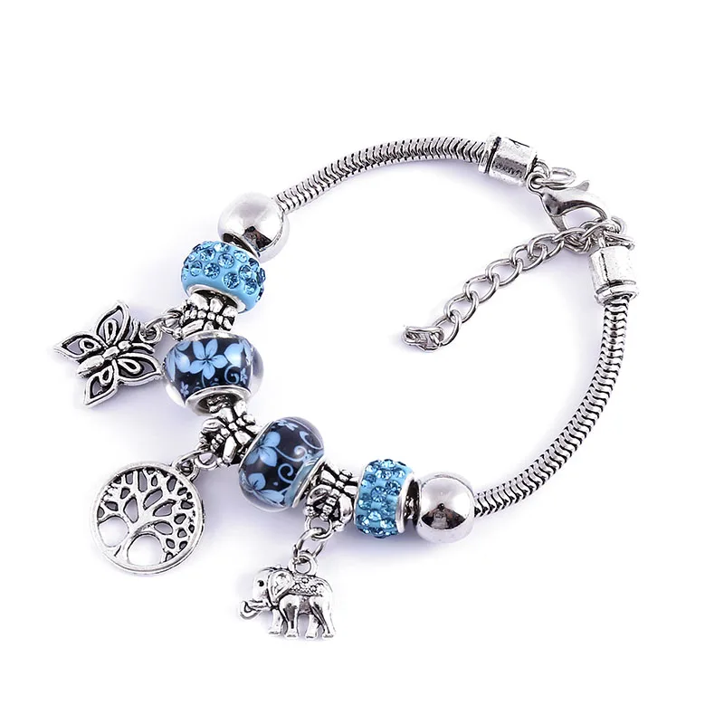 

Butterfly style women bracelet bohemia initial bracelets red maple leaf ornament pendant charm bangles ladies accessories SA21