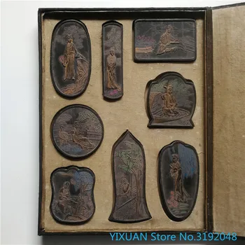 

20 years of antique ladies, pine smoke, ink block, set ink, antique old ink, Chen ink, art of study