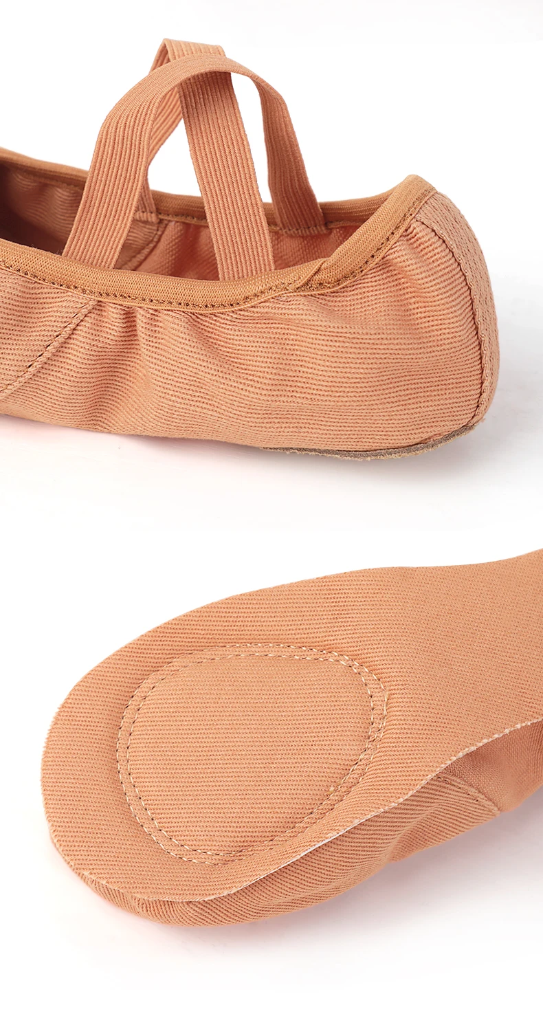 Ballett Tanz Schuhe für Frauen Mädchen Split Weiche Sohle Stretch Leinwand Ballett Hausschuhe Elastischen Stoff Professionelle Ballett Schuhe – Detail 9