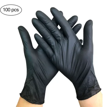 

100PCS Disposable Gloves Latex Dishwashing Kitchen Medical Work Rubber Garden Gloves Nitrile Gloves For Household Cleaning