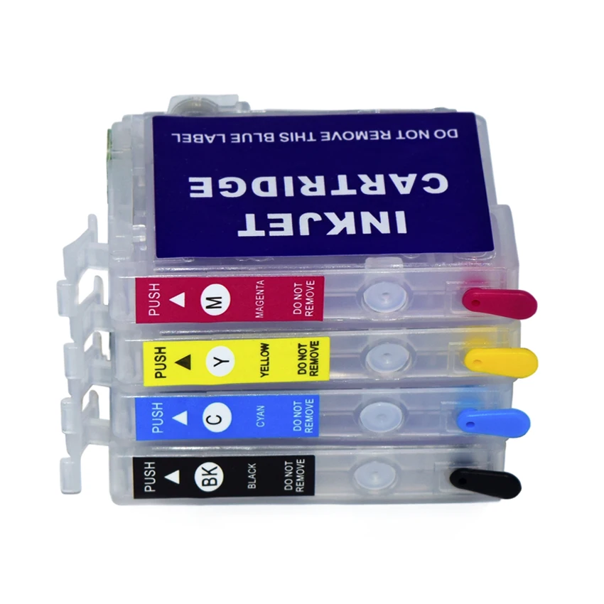 Refillable Ink Cartridge Without Chip Epson WF-2830 WF-2850 XP-4100 XP-4105 XP-2100 XP-2105 XP-3100 XP-3105 XP-3150 Printers printer supplies ink cartridge inkjet ink cartridge