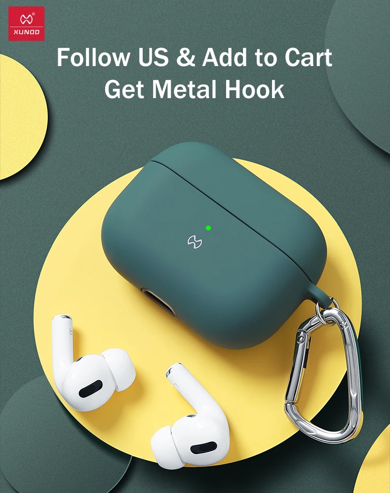 Xundd стиль для Airpods Pro Чехол Bluetooth беспроводные наушники 360 Защитный противоударный чехол Airpods3 крюк