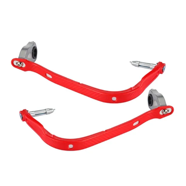 Aluminum motorbike handguard motorcycle falling protection unviersal for husqvarna KTM duke motocross hand guard motorcycle Red