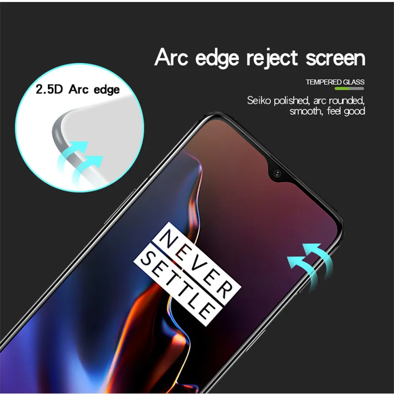 MOFI для Oneplus 7 7T 6T 5T 3T закаленное стекло полное покрытие экрана закаленное стекло Защита экрана для Oneplus 3 5 6