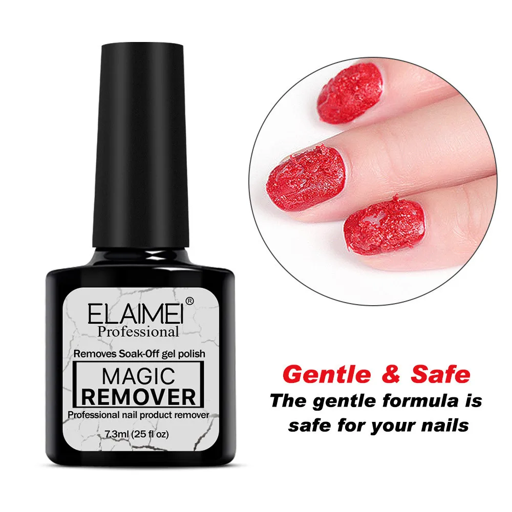 UV LED Gel Nail Polish Burst Magic Remover Liquid to Remove The Sticky Layer Gel Nail Degreaser Cleaner Gel Lak Remover