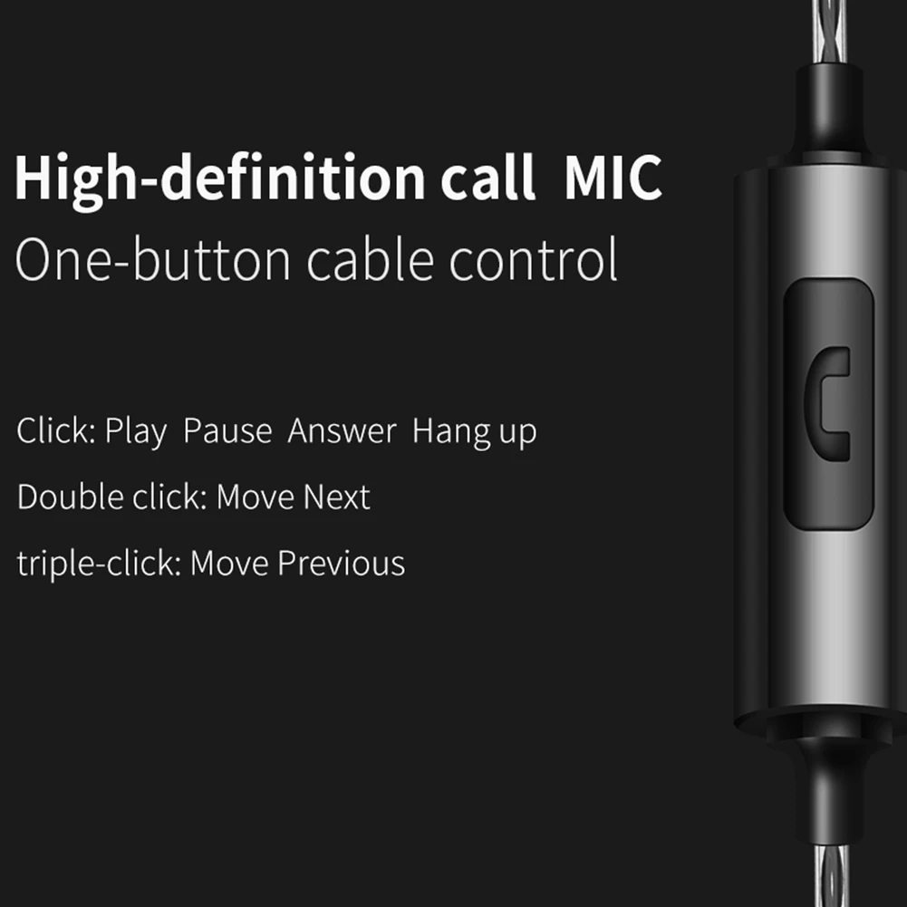 Универсальные наушники QKZ CK9 с двойной подвижной катушкой, басы, Hi-Fi наушники-вкладыши, проводные наушники с микрофоном, спортивные музыкальные наушники, наушники, гарнитура