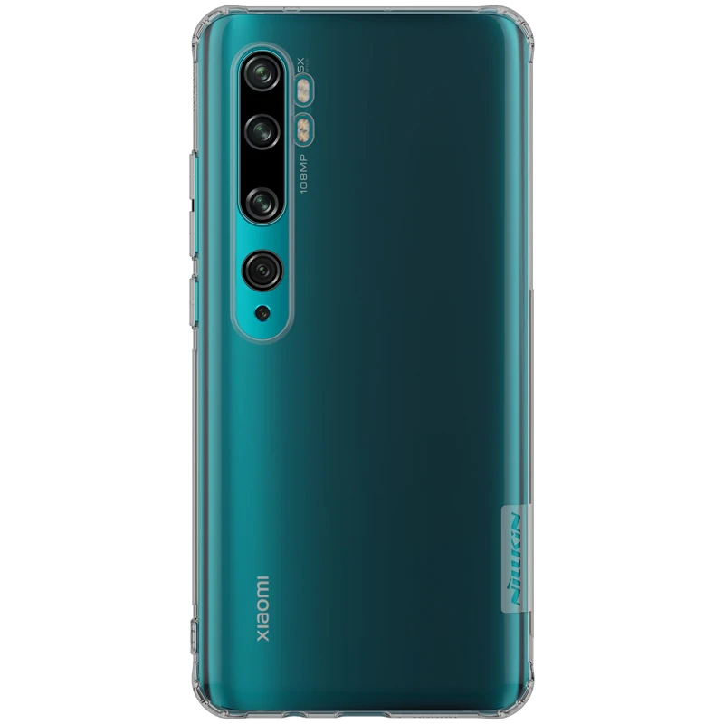 ТПУ чехол для Xiaomi mi Note 10 Note10 Pro NILLKIN натуральный прозрачный мягкий задний Чехол для Xiao mi CC9 Pro Чехол Силиконовый - Цвет: Gray