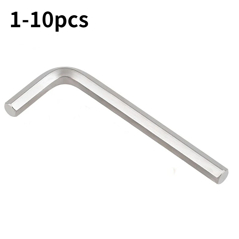 M1.5 M2 M2.5 M3 M4 M5 M17 L Shaped Hex Keys Allen Key Wrench Nickel Plated Single Flat head