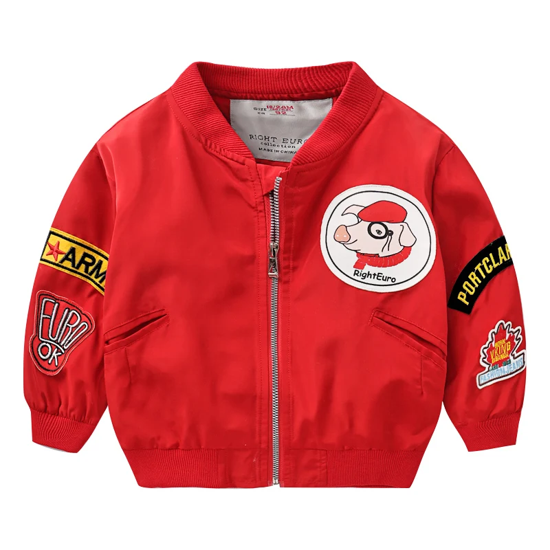 Kids Clothes Jacket Coat Child New Autumn Clothing Children's Baby Foreign Style Children Autumn Cartoon Fashion Boy Coat