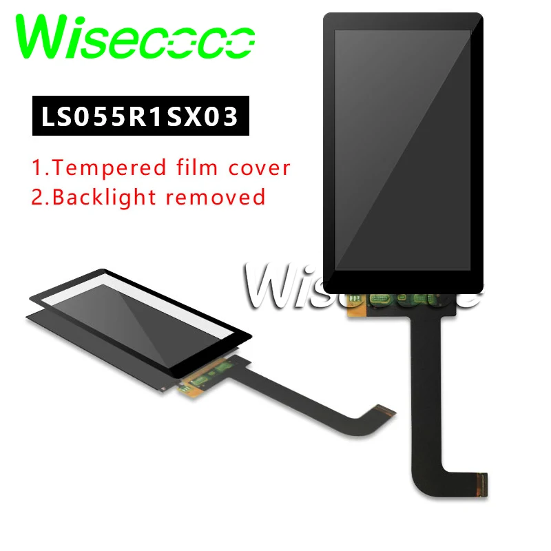 5,5 ''2k lcd 2560*1440 lcd экран с закаленным стеклом протектор Удаленная подсветка с hdmi доска для SLA DLP 3d принтера