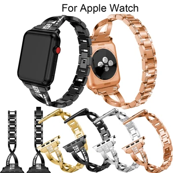 Per Apple Watch 40mm 44mm 38mm 42mm smart watch moda cinturini stile casual per Apple Watch series 4 3 2 1 cinturini per cinturini per orologi