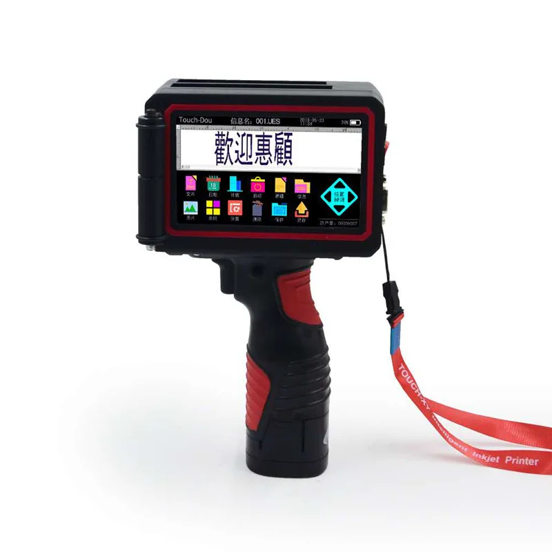 

TD 48mm 600DPI Handheld Inkjet Printer For Batch Code Expiry Date